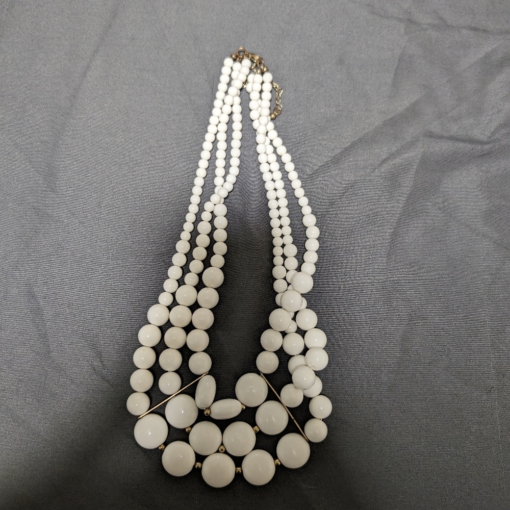 3 statement necklaces from early 2000s pearl and hearts sparkly vintage green - Picture 8 of 8